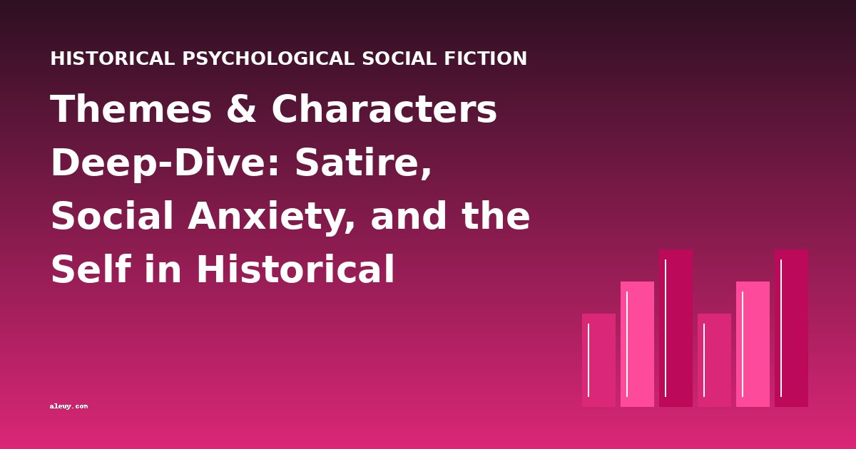 Themes & Characters Deep-Dive: Satire, Social Anxiety, and the Self in Historical Psychological Fiction
