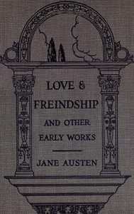 Cover of Love and Freindship [sic] — Text and Context