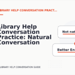 Library Help Conversation Practice: Natural Conversation Lines