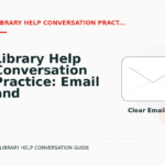 Library Help Conversation Practice: Email and Message Examples